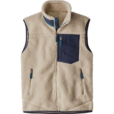 China Breathable Classic Retro Comfortable Sherpa Fleece Vest For Men for sale