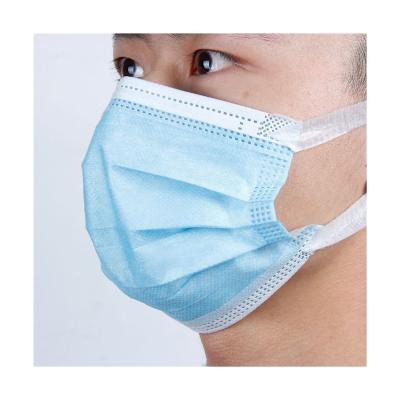 China Cheap Earloop Factory 95% Professional Bacterial Filtering Efficiency 3 Ply Medical Disposable Face Mask for sale