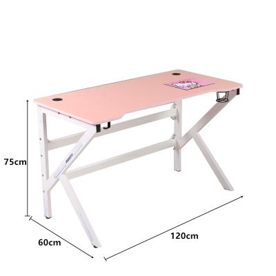 China Wholesale Modern Steel Gaming Study Table MDF Design Table Computer Computer Furniture Computer Desk Computer Desk. for sale