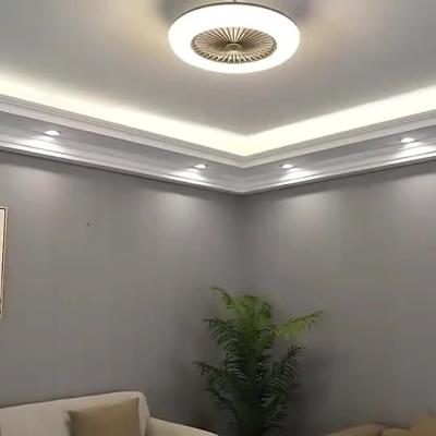 China Competitive Price Modern Modern Ceiling Fans With Remote Control Led Lights With Opal White Cover for sale