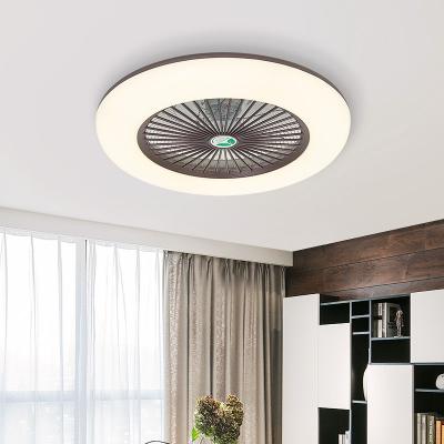 China Modern Nordic Minimalist Modern Remote Led Ceiling Fans Ceiling With Light Bladeless Ceiling Fans for sale