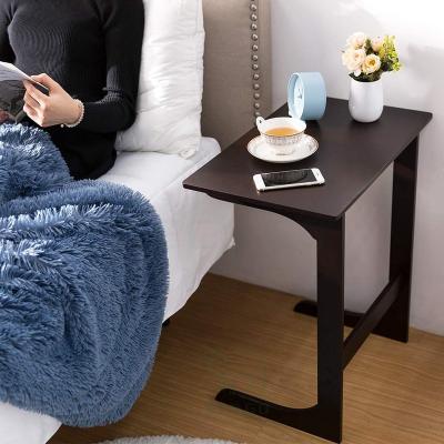 China modern fujianhuayi bamboo table bed TV tray living room end table high grade bamboo side tables for sale