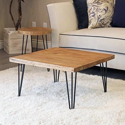 China Assemble furniture FujianHuayi simple design dining coffee table round table square side table for living room for sale