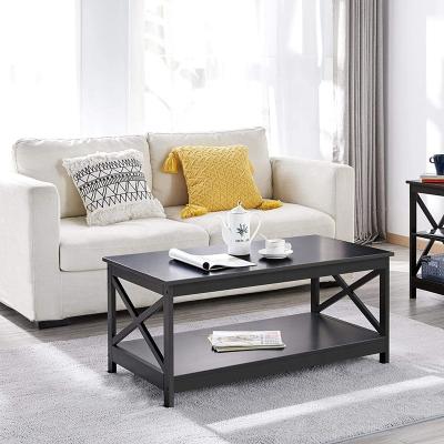 China Modern FujianHuayi Customized Color Center Coffee Table Living Room Wood Center Table for sale