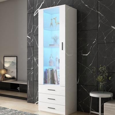 China PANEL fujianhuayi Mini Wine Cabinet Living Room Furniture Convenient Display Wine Cabinet for sale