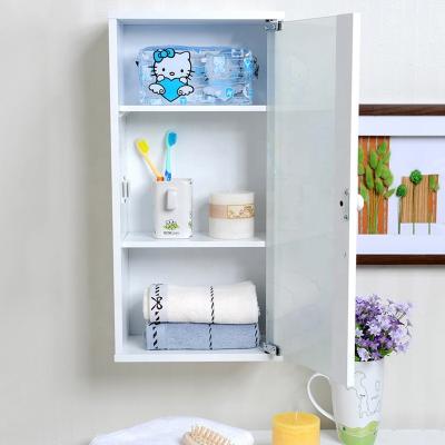 China Modern cabinet design fujianhuayi frosted waterproof bathroom hanging wardrobe for sale