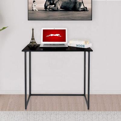 China Fujianhuayi Laptop Computer Work Desk Modern Folding Desk Foldable for Writing and Working for sale