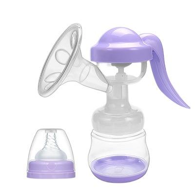 China Baby Milk Dispenser High End Vacuum Silicone Breast Milk Pump Portable Manual Breast Pump for sale