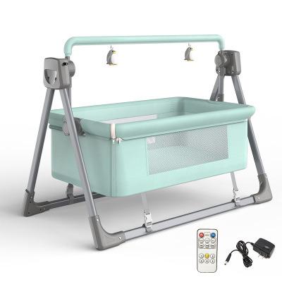 China Baby Cradle Folding Rocking Baby Cradle Crib Safety Rail Guard Baby Crib Newborn Baby Crib for sale