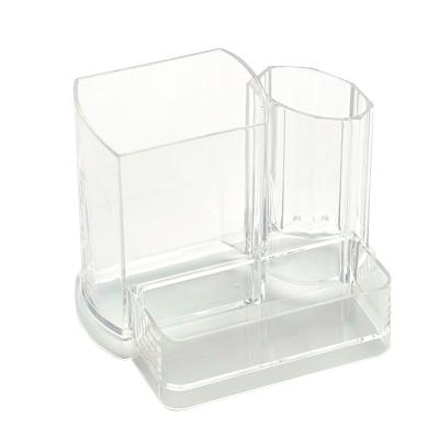 China Modern Professional Beauty Makeup Organization Boxes Transparent Plastic Cosmetic Storage Box for sale