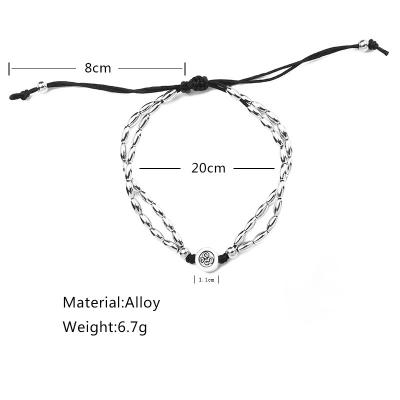 China RuneomYoga Anklet Chain Beach Anklet Unisex Dangle Ring New Retro European and American Style Ethnic Starfish for sale