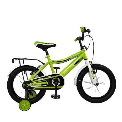 China Steel Green Kids Bike 16 Inch Kids Bike Steel Frame Kids Bicycle for sale