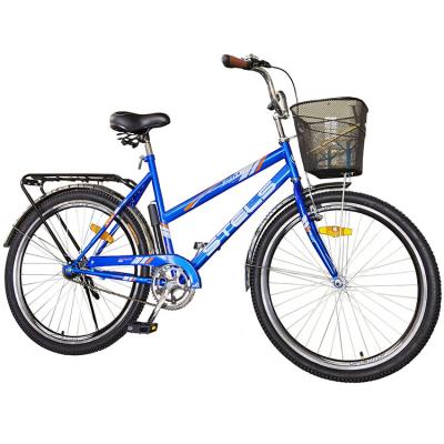 China Factory sale 28 inch stels city bike hot running adult bicycle pedal steel lady bike promotion with basket for Azerbaijan market for sale