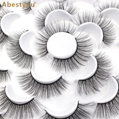 China Abestyou 25mm mink eyelash winged fluffy 3d mink lashes wholesale 3d mink eyelashes for sale