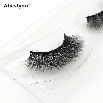 China Wholesale Abestyou Mink Eyelash Crisscross Factory Mink Fur Lashes Private Label 3D Mink Eyelashes for sale