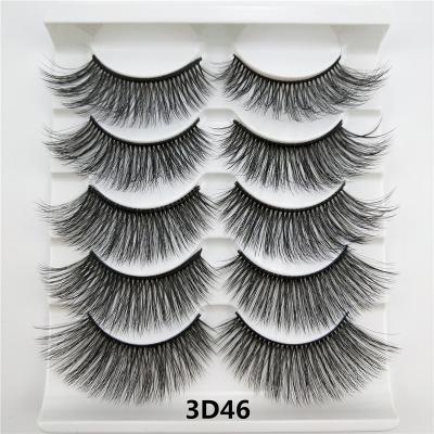 China Winged Abestyou 5 Pairs 25MM Private Label False Eyelashes Mink Lashes Lashes 3d Mink Wholesale Seller for sale