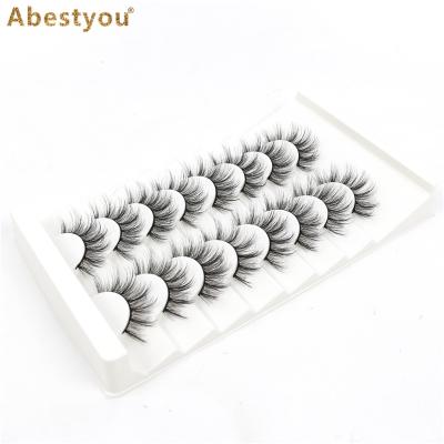 China Abestyou 3d False Eyelashes Mink Lashes Extension Eyelash Mink Thick Natural Eyelashes Beauty for sale