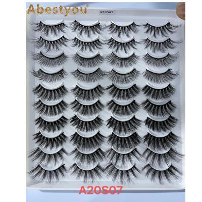 China Abestyou Thick Faux Mink Eyelashes Factory Strip Mink Lashes for sale