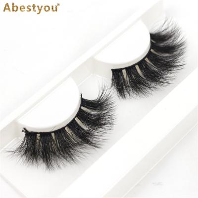 China Abestyou New Thick Mink Lashes False Eyelashes 100% Natural Fluffy Mink Eyelashes for sale