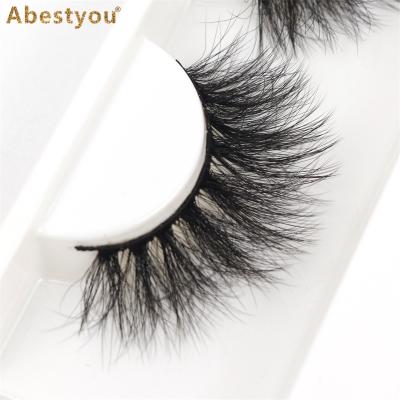 China Abestyou Wholesale Custom Thick Long Support Luxury Cruelty Free 3d Eyelashes Mink Fluffy Lashes for sale