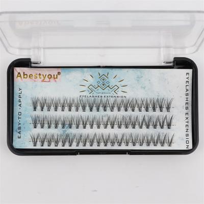 China Abestyou Best Natural Selling Ready to Ship Different 8mm 10mm 12mm 14mm 16mm Eyelash Extension Lashes for sale