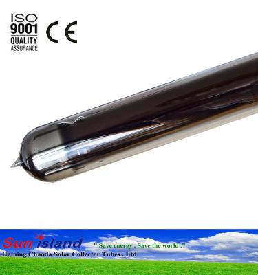 China Dual-tube Solar Water Heater Temperature Control All-Glass Solar Vacuum Tube for sale