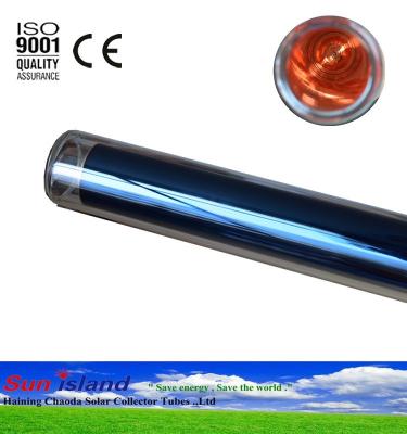 China Solar hot water evacuated tube/vacuum tube 58*1800mm/three vacuuum targets for sale