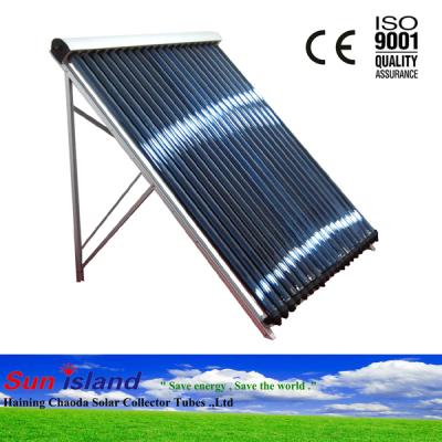 China Water Heater Heat Pipe Solar Collector Pressurized Copper Water Heater Glass for sale