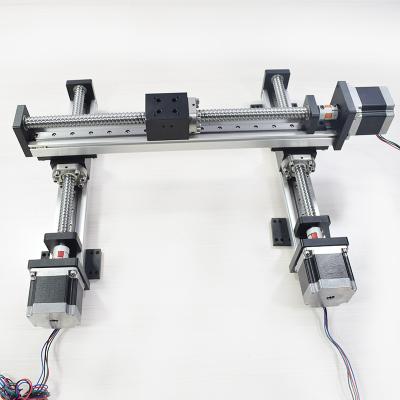 China Hotels Linear Gantry CNC Modules Slide Ball XY Multiaxial Actuator Guide Motion Rail Table Axis Robotic Workbench for sale