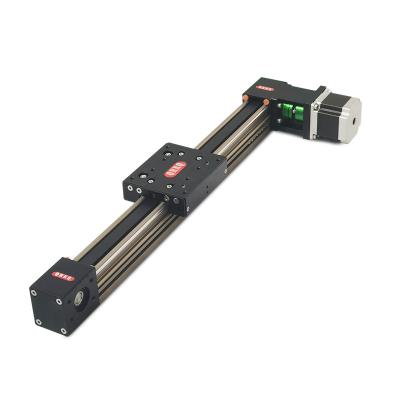 China Garment Shops Motorized Linear Stage Rail Module 50mm--1500mm Include Belt Driven Stepper Motor Load 30kg Speed ​​500mm/s Free Shipping for sale