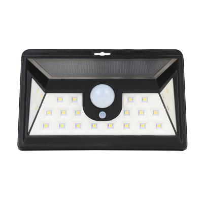 China New Residential Garden 24 LED Motion Sensor Waterproof Wireless Solar Powered Security Led Outdoor Light With 3 Mode Lighting for sale