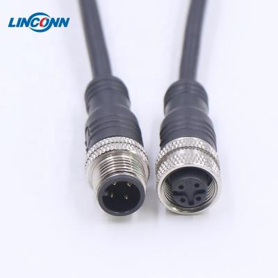 China Quick Release Wire Connector M12 Automotive PCB Mount Pin Connector 3 4 5 8 12 17 for sale