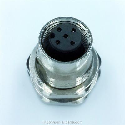 China IP67 m12 connector 3/4/5/8/12 pin connector automotive industrial waterproof male female connector for sale