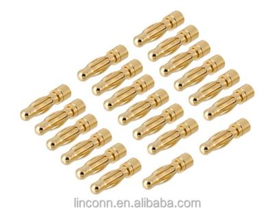 China audio & Video 2mm 3mm 4mm Copper 6mm Gold Plated Over Nickel Pins Banana Plug And Jack Adapter for sale