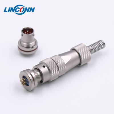 China Mini Power Aviation Application Solder Cable Plug Connector 4 Pin 8 Pin M12 M16 Connector for sale