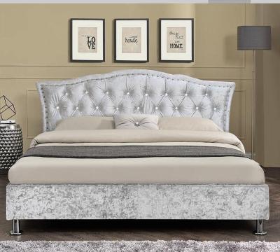 China Modern Design Hot Mockups And Cheapest Price Fabric Bed Bedroom Furniture In 2019 for sale