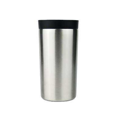 China Wholesale Disposable Double Wall Stainless Steel Cup With Logo Vacuum Wine Tumbler Custom Made for sale