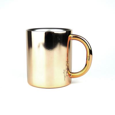 China Wholesale 250ML Blank Tumblers Stainless Steel Coffee Cup Viable Straight Mug Sublimation Mug Tumbler for sale