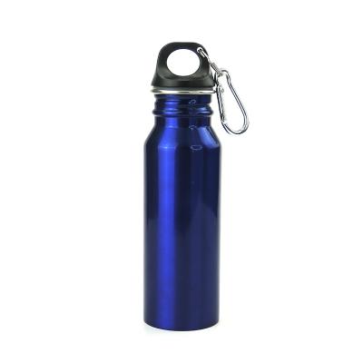 China Sustainable Logo 18/8 Stainless Steel Custom Sports Water Bottle Single Wall Travel Sports Water Bottles for sale