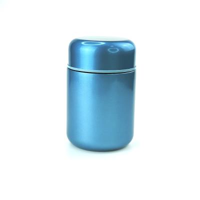 China Sustainable Thermos Food Jar With Double Wall Gold Thermos Flask Stainless Steel Water Bottles With Tea Filter for sale