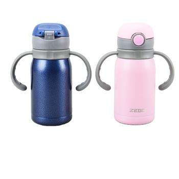 China 2021 hot sale BPA free fast shipping PORTABLE cute newborn milk feeding hands thermos baby pink free milk bottle