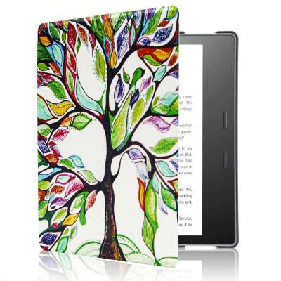 China Eco-friendly Smart Flip Pu Leather Case Cover For Amazon Kindle Oasis 3 2019 Origami Stand for sale