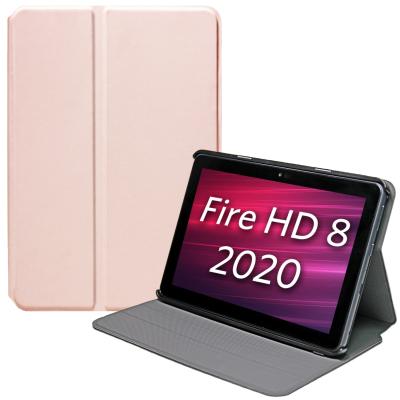 China Office Slim Solid Color Triple Case Tablet Cover For Amazon Fire HD Suit Your Style for sale