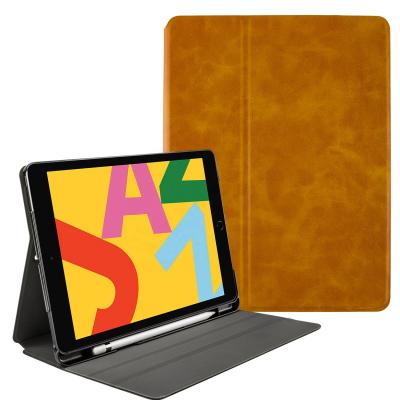 China Protect Waterproof Anti-drop Protective Leather Case with Pencil Holder for ipad cover case for ipad pro 2018 2020 2021 case 12.9 for sale