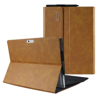 China Lightweight Leather Protective PU Tablet Case Perfect For Microsoft Surface Pro 7 for sale