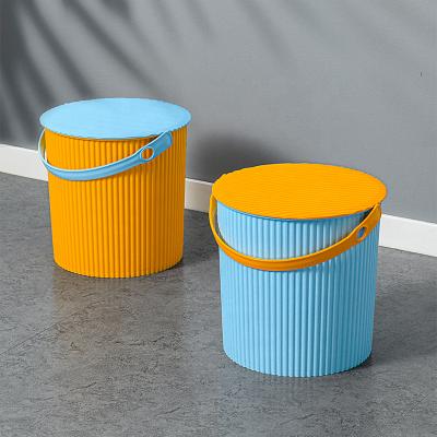 China Sturdy Universal Plastic Stacking Utility Bucket Sustainable Pail Bucket Organizer Sturdy for sale