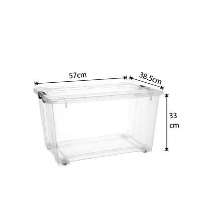 China Viable Classic Multifunctional Transparent Multicolor Plastic Storage Box Organize Various Sizes for sale