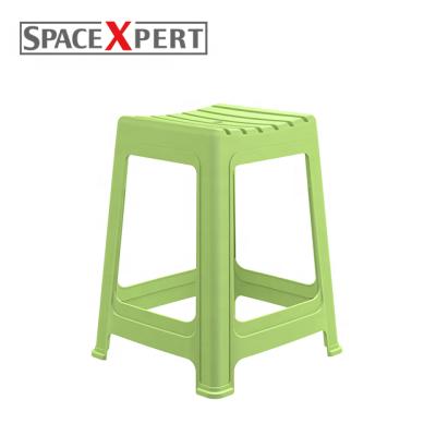 China Cheap Plastic Stackable Classroom School Chair And Stool Sustainable Price PP Plastic Stools Household For Seating for sale