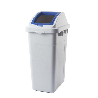 China Sustainable Plastic Trash Can For Home Kitchen And Bathroom Waste Bin For Kitchen Home Office for sale