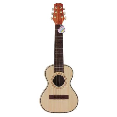 China Non-electric Educational guitar musical toy with 6 real strings for kids for sale